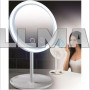 Настольное косметическое зеркало NuBrilliance Beauty Breeze Mirror с подсветкой и вентилятором